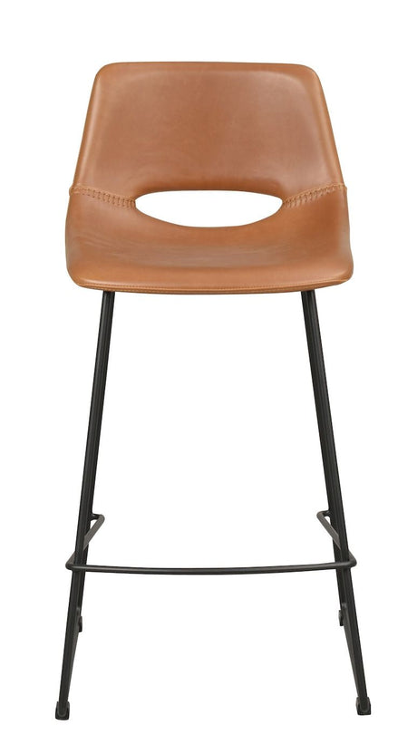 Manning Bar Stool, Cognac PU