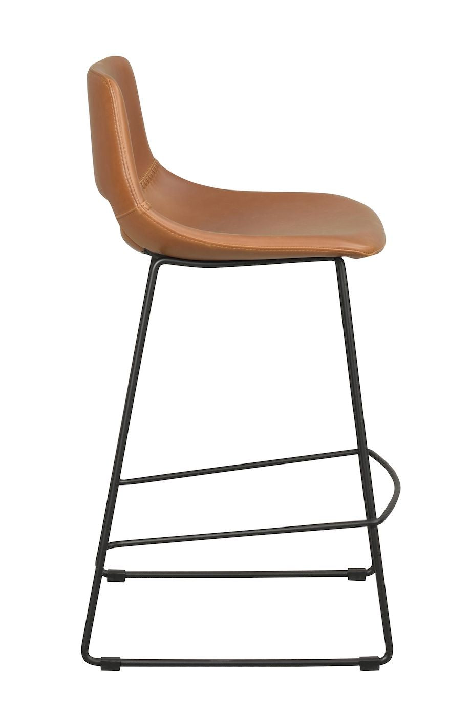 Manning Bar Stool, Cognac PU