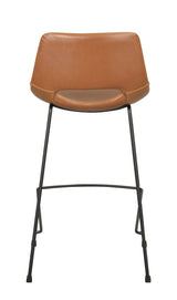 Manning Bar Stool, Cognac PU