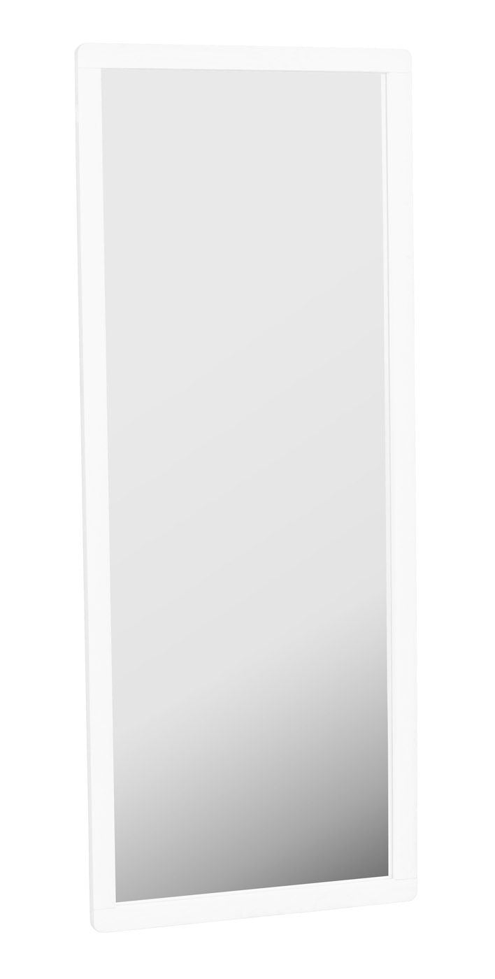 Metro Mirror 150x60, hvit lakkert bjørketre