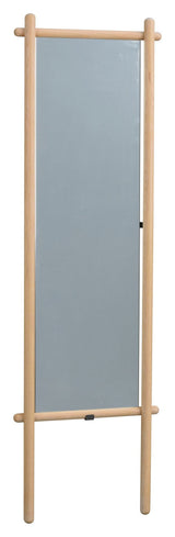 Milford Floor Mirror Lacquered Oak