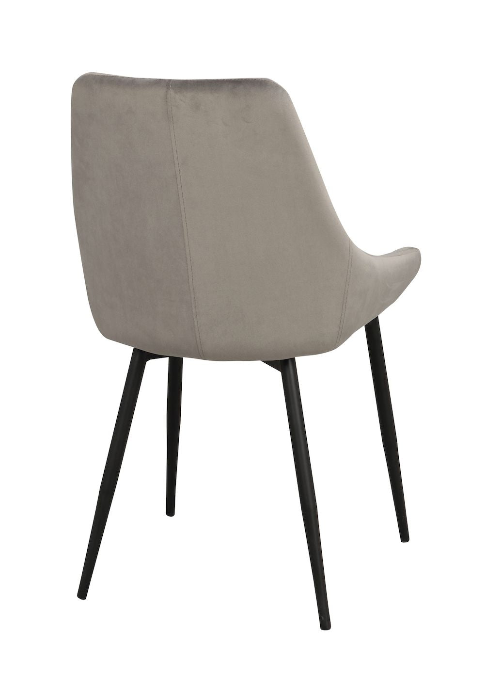 Sierra Dining Chair, Gray Velvet