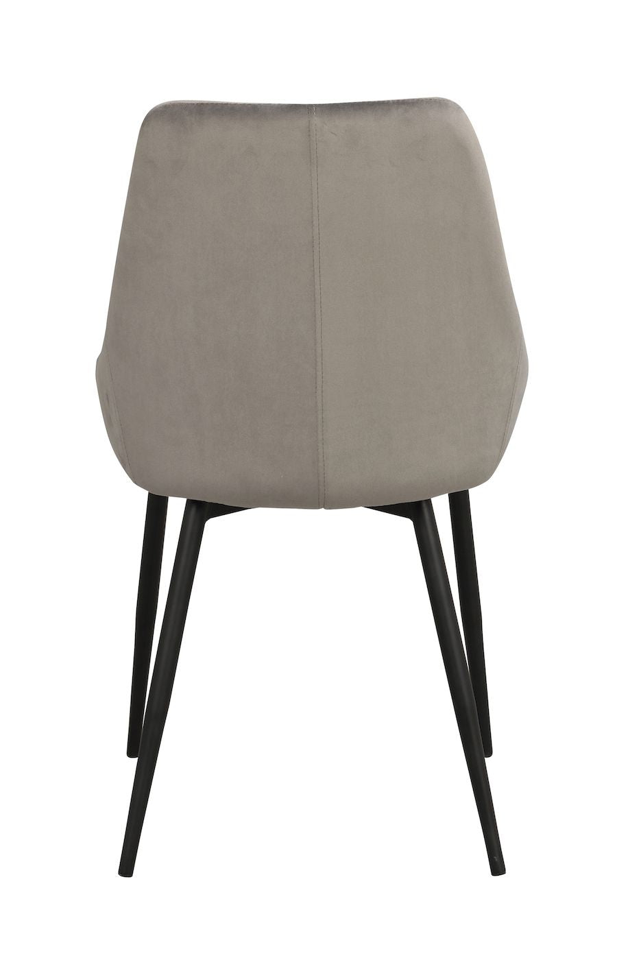 Sierra Dining Chair, Gray Velvet