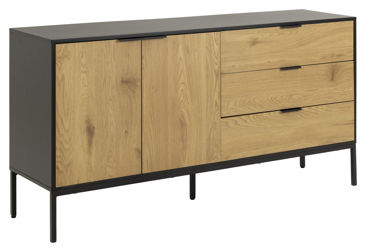 Seaford Sideboard 160x40x80, svart