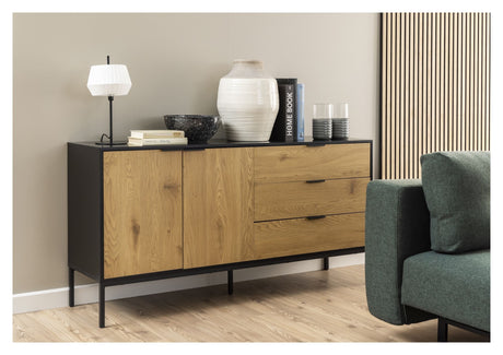 Seaford Sideboard 160x40x80, svart