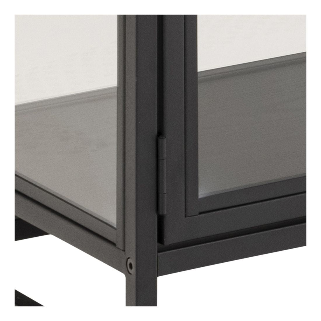 Seaford Vitrine 152x35x86 Black