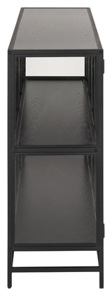 Seaford Vitrine 152x35x86 Black