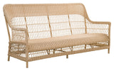 Dawn utvendige 3-er. Wicker Sofa, natur