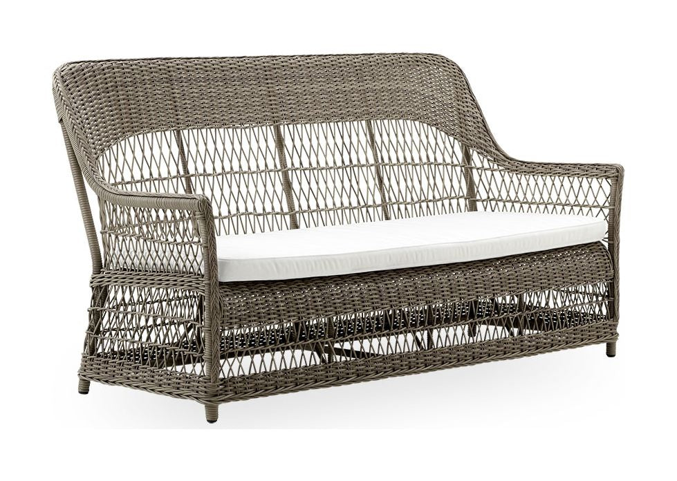 Dawn Exterior Wicker Bed, Antique Grey