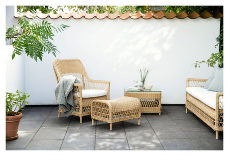 Dawn Exterior Wicker Chair, Alu/Nature