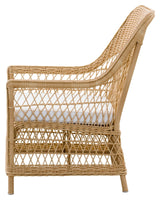 Dawn Exterior Wicker Chair, Alu/Nature