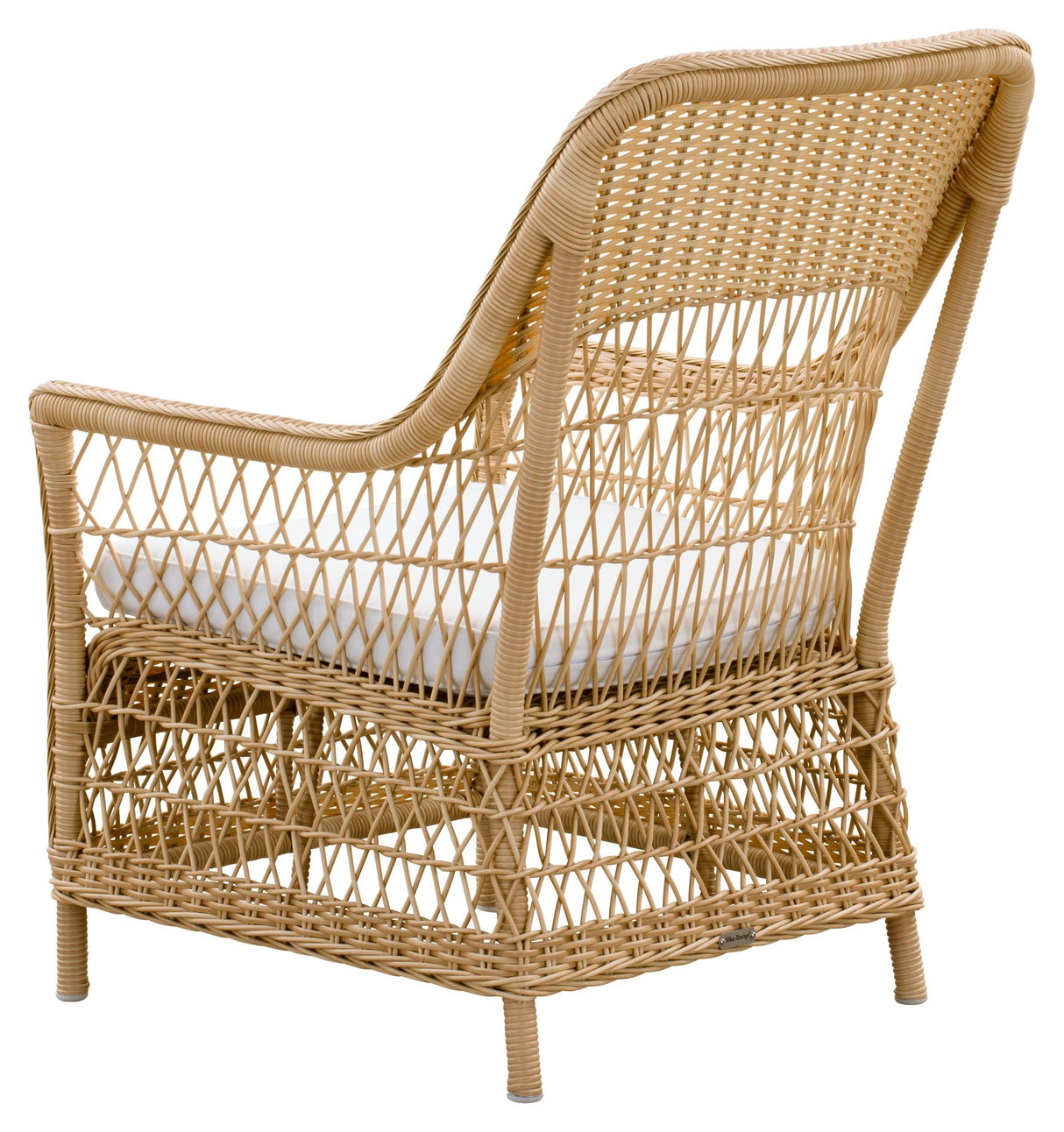 Dawn Exterior Wicker Chair, Alu/Nature