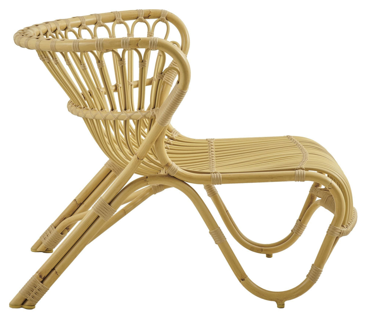 Fox Exterior Lounge Chair, Alu-Rattan