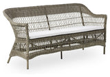 Pute for Charlot 3-termer. Wicker sofa, hvit