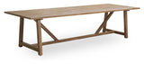 Lucas spisebord, 300x100, gammel teak