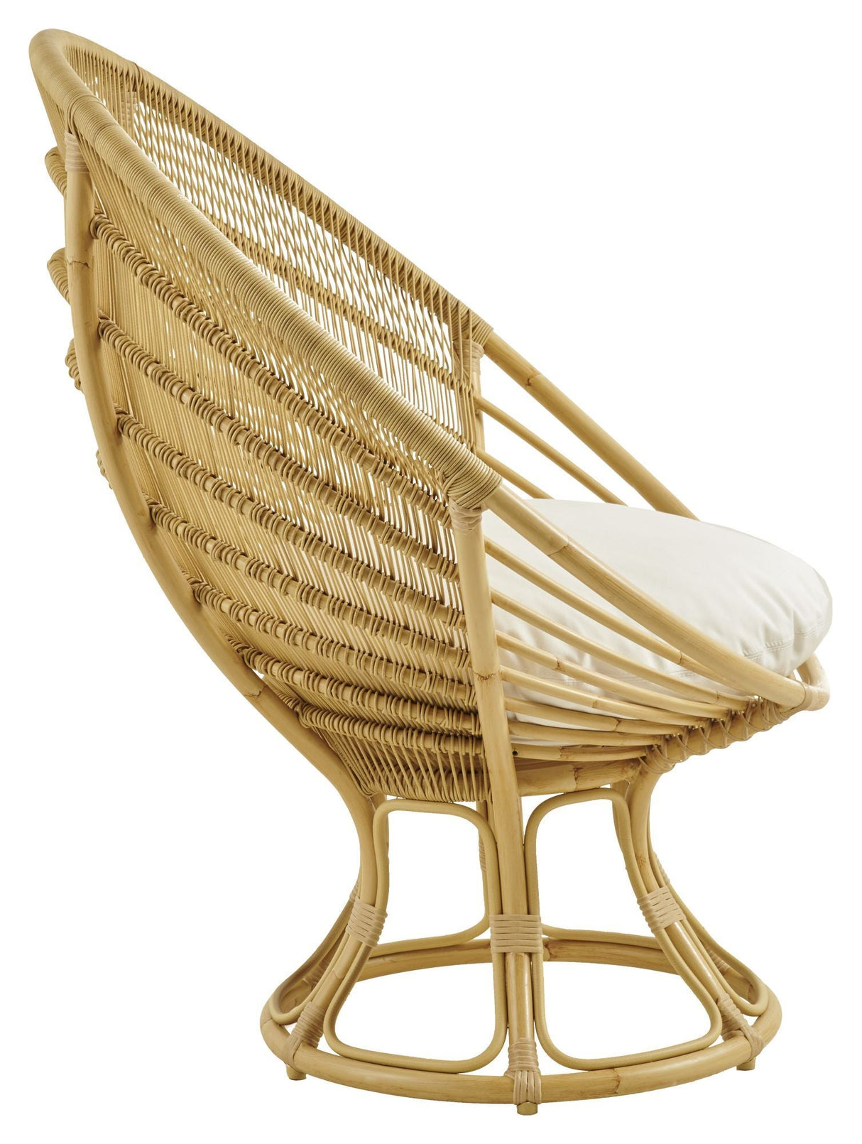 Luna Exterior Lounge Chair, Alu-Rattan