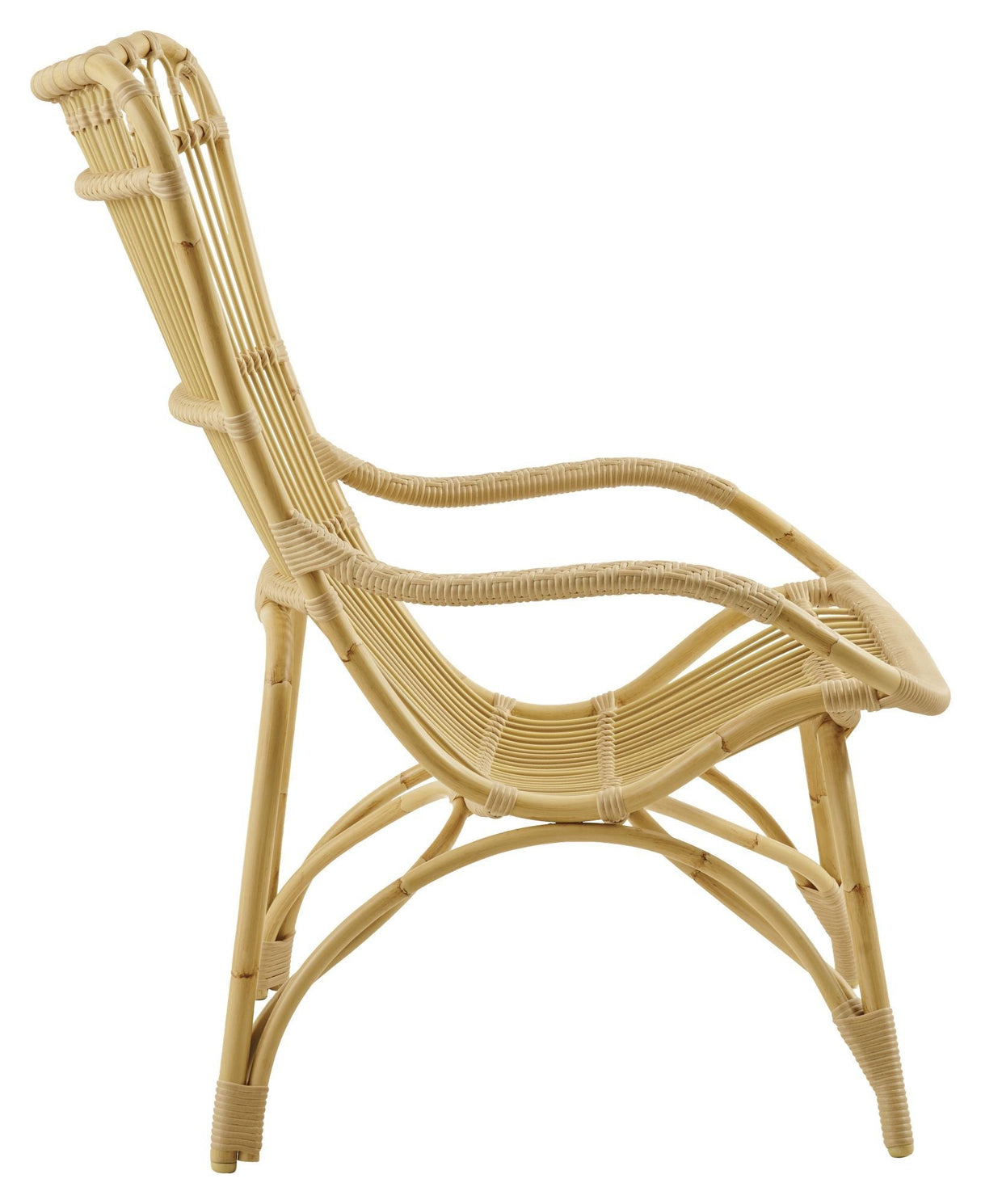 Monet Exterior Lounge Chair, Alu-Rattan