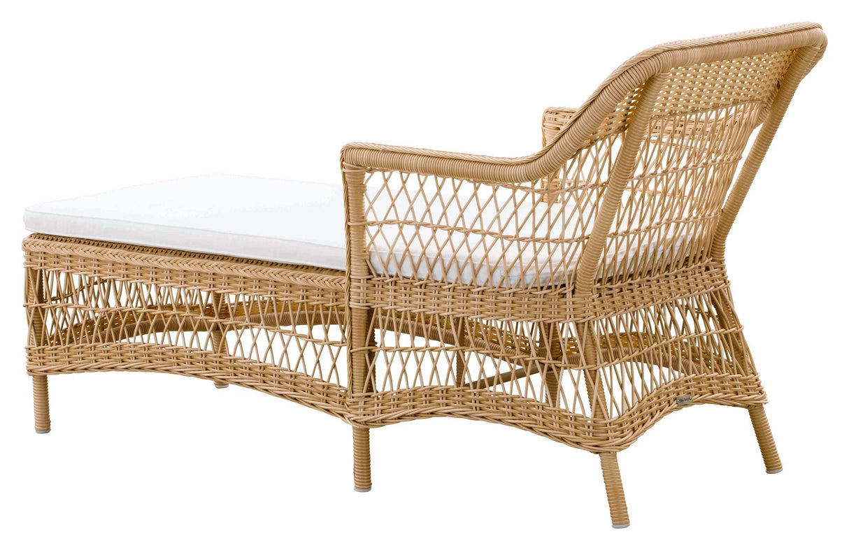 Olivia Exterior Chaise Lounge, Alu/Nature