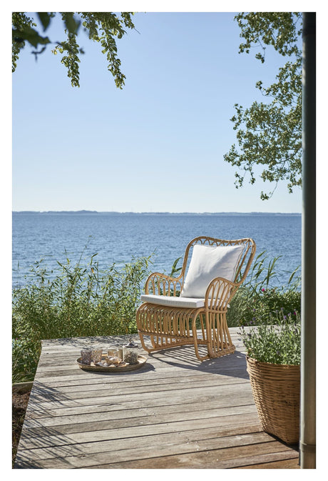 Ryggpute til Tulip Lounge Chair, Hvit 