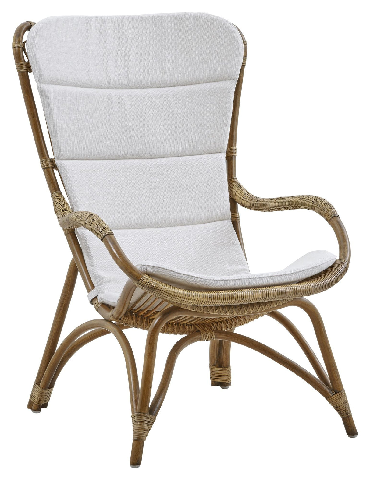 Sete- og ryggpute for Monet Lounge Chair, hvit 