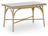 Victoria Exterior Garden Table, 100x60, Nature