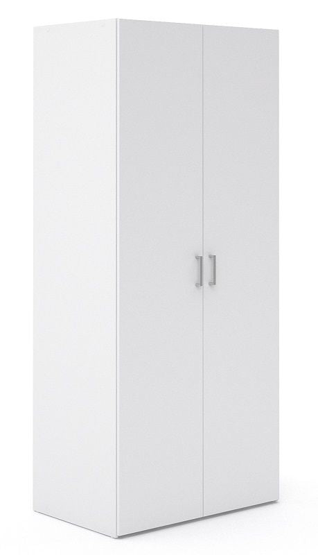 Space Garderobe - White W/2 Doors