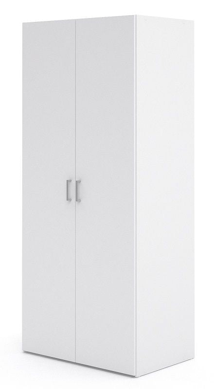 Space Garderobe - White W/2 Doors