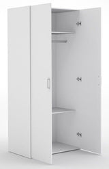 Space Garderobe - White W/2 Doors