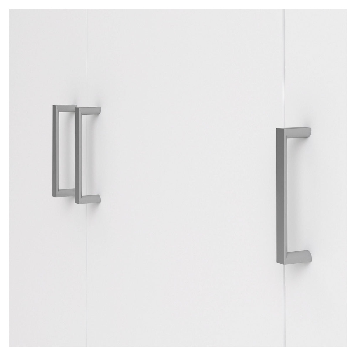 Space Garderobe - White W/3 Doors