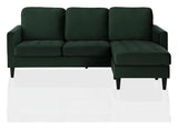 Strummer 3-seters sofa med Chaise Longue, grønn