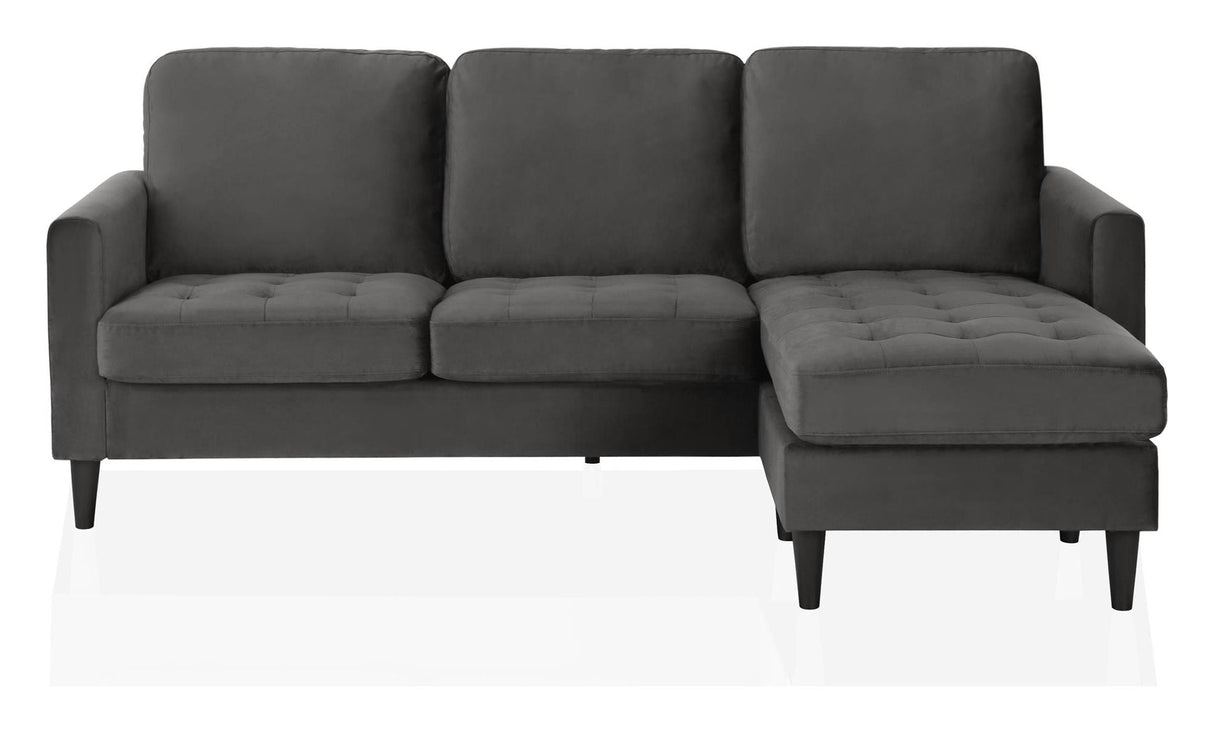 Strummer 3-seters sofa med Chaise Longue, Coke Gray