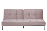 Sweem sofa seng med fløyel, støvete rosa