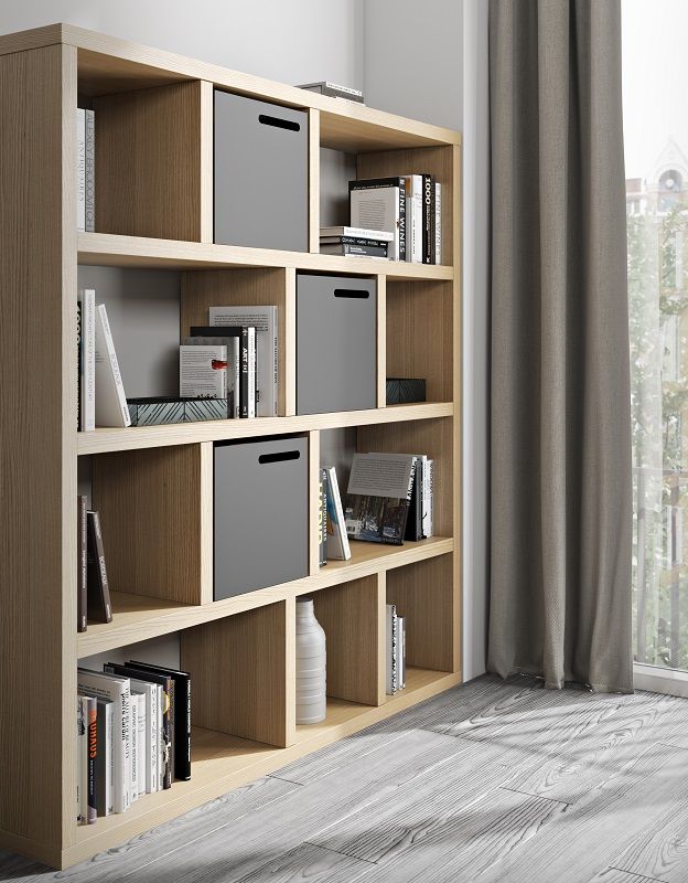 Temahome Berlin Shelf, Oak Veneer, 150x159