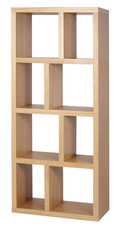 Temahome Berlin Shelf, Oak Veneer, 70x159