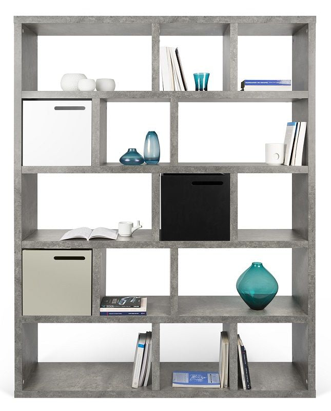 Temahome Berlin Shelf - Gray Concrete Look