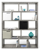 Temahome Berlin Shelf - Gray Concrete Look