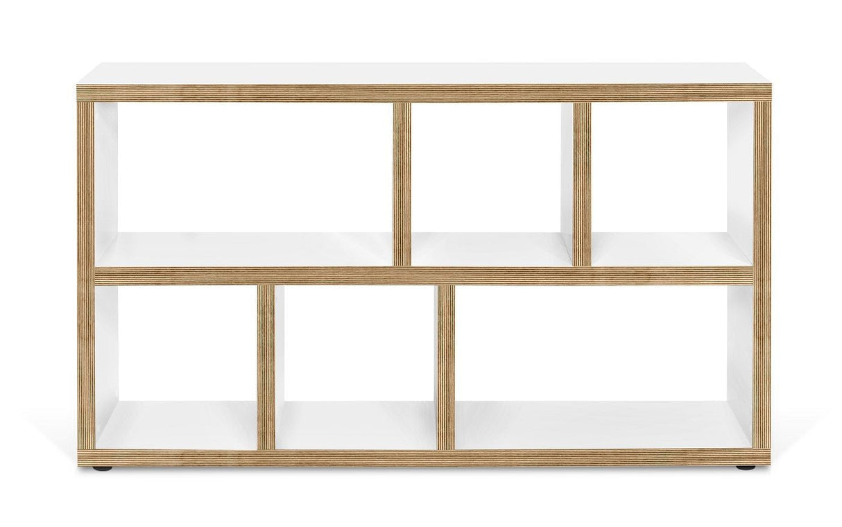 Temahome Berlin Shelf - Matt White/Light Wood