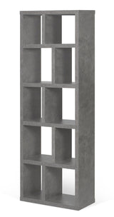 Temahome Berlin Shelf - Dark Concrete Grey, 198x70