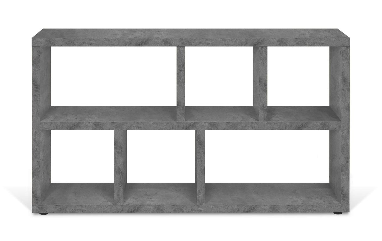 Temahome Berlin Shelf - Dark Concrete Grey Melamine