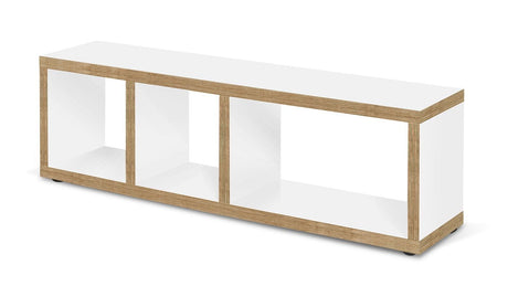 Temahome Berlin TVbord - Mat White/Nature