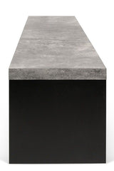 Temahome Detroit Bench - Gray Concrete Look