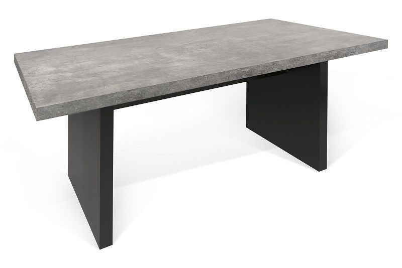 Theme Home Detroit Dining Table - Gray Concrete Look