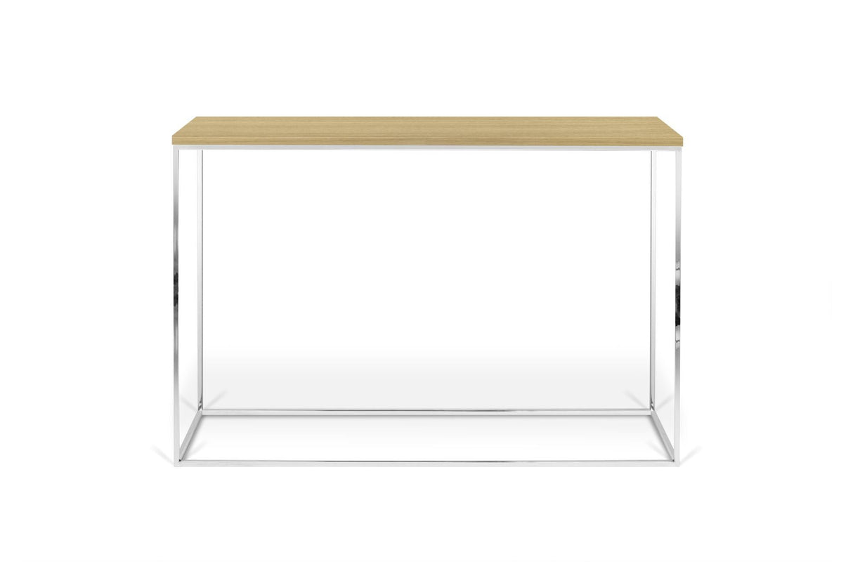 Theme Home Gleam Console Table - Oak Veneer