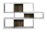 Temahome London Shelf - White/Walnut H: 100