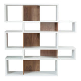 Temahome London Shelf - White/Walnut H: 160