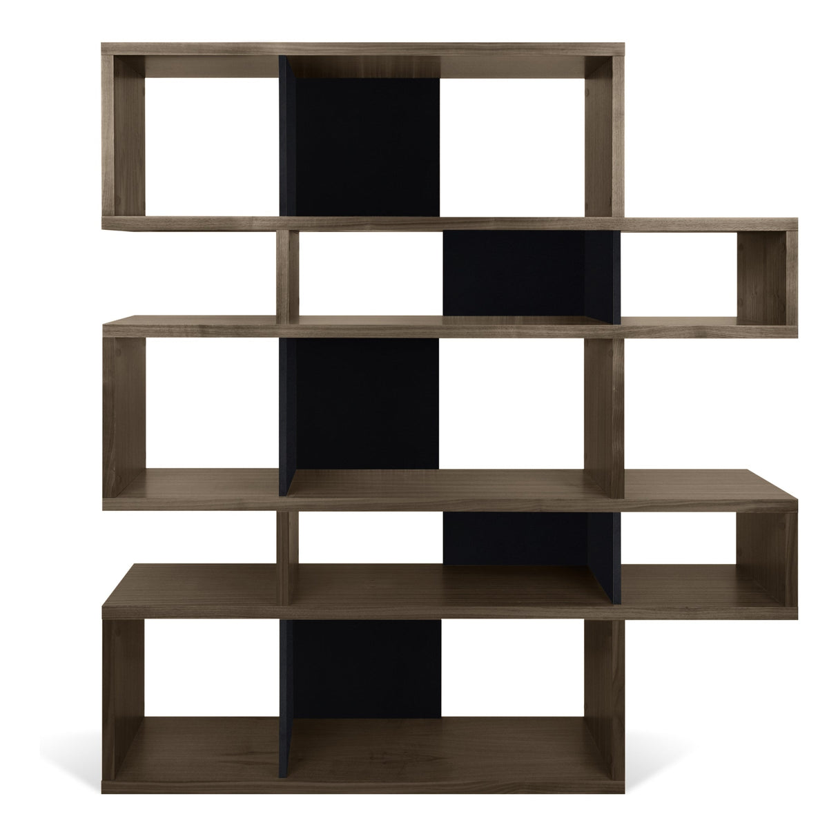 Temahome London Shelf - Walnut/Black H: 160