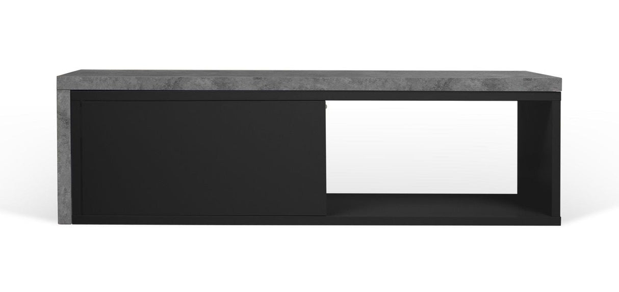 Temahome Move TV Table - Dark Concrete Grey/Black