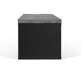 Temahome Move TV Table - Dark Concrete Grey/Black