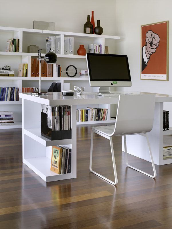 Temahome Multi Desk - skuffeben - hvitt