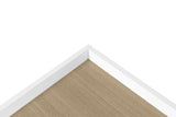 Theme Home Nina Table - Light Oak Veneer/Matt White